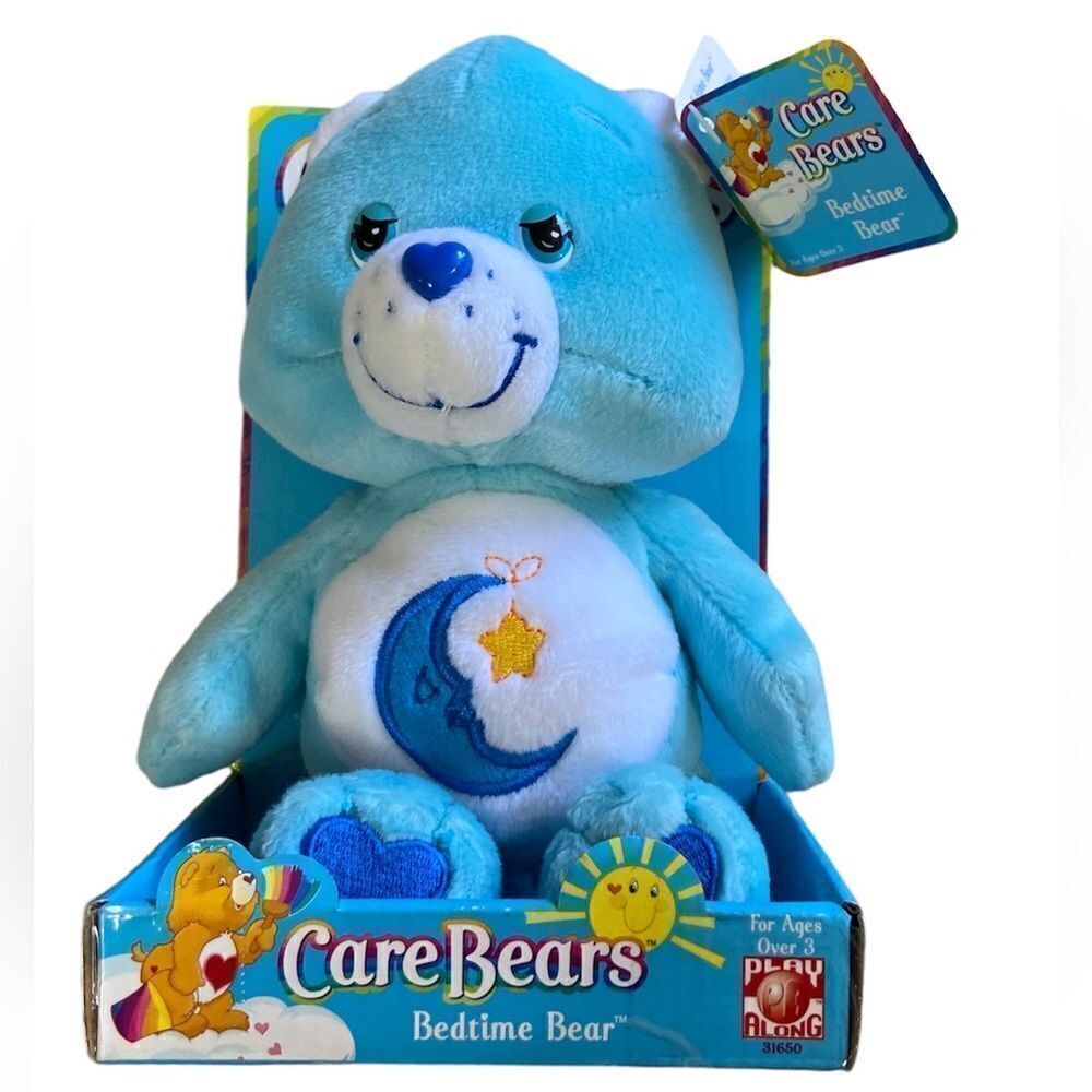 NWB Vtg 2002 Care Bears Bedtime Bear Stuffed Animal